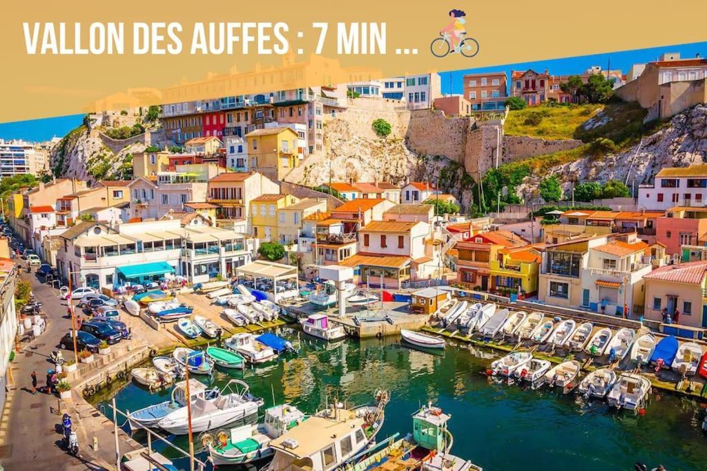 Divine Idylle Central Vieux-Port Terrasse Clim Μασσαλία Εξωτερικό φωτογραφία